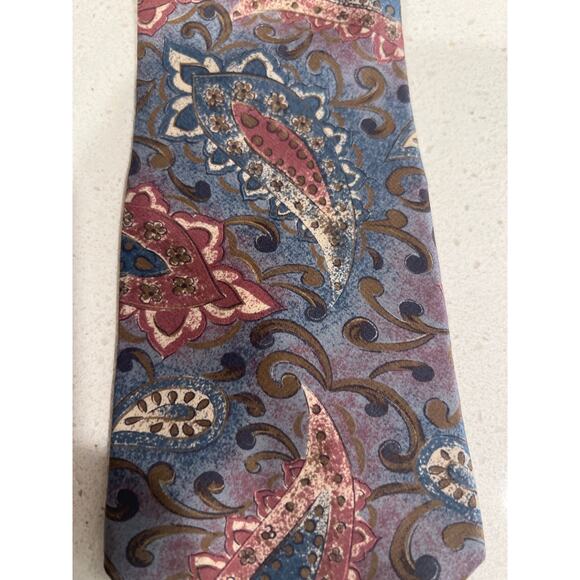 Karl Lagerfeld silk necktie tie made in Italy - Picture 2 of 3